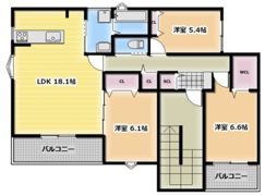 村野東ハイツ（仮）の間取り画像