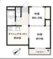 昭和コーポ谷津C棟の間取り画像