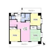 アバンサール市名坂の間取り画像