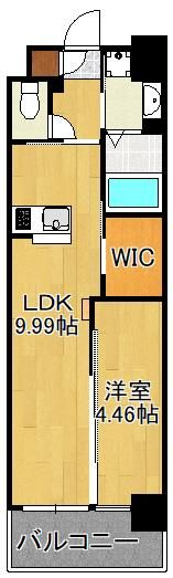 ウィングス三郎丸の間取り画像