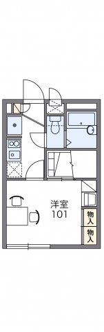 レオパレスLeoHIRANOⅡの間取り画像