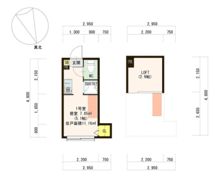 1st Place 松庵の間取り画像