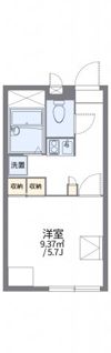 レオパレスUTOGARIAの間取り画像