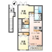 カーサ ESⅡの間取り画像