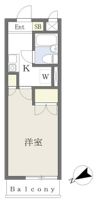ハナレイ小田原の間取り画像