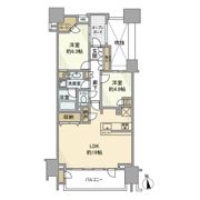 プラウド神楽坂の間取り画像