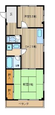 辰巳レジデンスの間取り画像