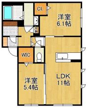 メゾンケイ A棟の間取り画像