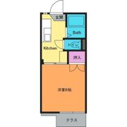 グリーンコーポオオツの間取り画像