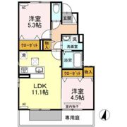 セジュール澄Ⅰ A棟の間取り画像