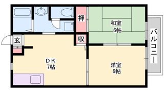 ディアス六甲の間取り画像