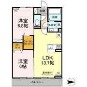 シャルマンHAMAⅡの間取り画像