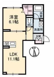ベレオガーデンズ平田の間取り画像