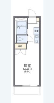 レオパレス中筋の間取り画像