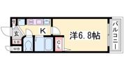 エステムコートハーバーランド前Ⅳベイライトの間取り画像