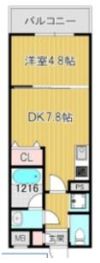 ガレリア大阪空港Ⅰの間取り画像