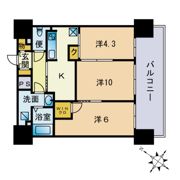F・PARC GRANDMARK天神の間取り画像