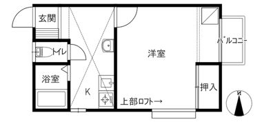 リバーサイドの間取り画像