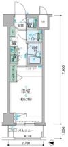 リヴシティ横濱新川町の間取り画像