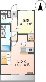 ラティールⅢの間取り画像