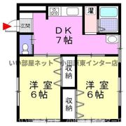 ハイツ光雲の間取り画像