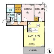 クルール東野の間取り画像