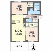 べレオ東町の間取り画像