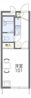 レオパレスコンフォール郡山の間取り画像