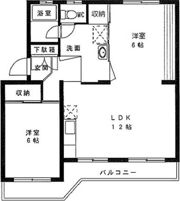 神谷マンションの間取り画像