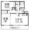 アルテール飯田の間取り画像