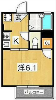 クレール梨木の間取り画像