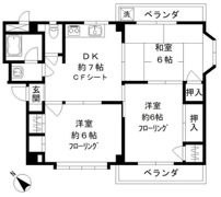 コーポプリンスⅡの間取り画像