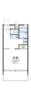 レオパレスエントピアSSの間取り画像