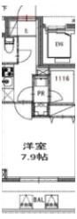 S-RESIDENCE錦糸町Norteの間取り画像