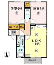 ソレイユの間取り画像