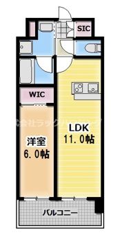 プレジオ内代の間取り画像