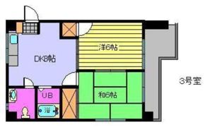 ハイツ南松山の間取り画像