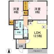 レセンテKaz A棟の間取り画像