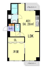 エイタイマンションの間取り画像