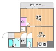 第一天瀬ビルの間取り画像