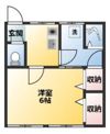 東田荘B棟の間取り画像