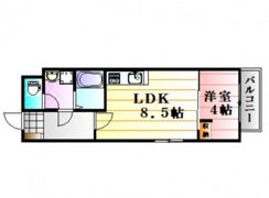 アルバステラ祇園の間取り画像
