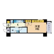 クレスティア天神サウスの間取り画像