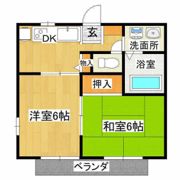 ハイム花みずきの間取り画像