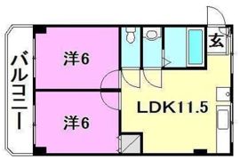 La Casa タイケンVの間取り画像