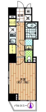 アリーチェ新御徒町の間取り画像