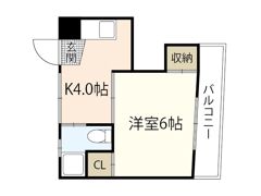 Calm楠木六番館の間取り画像