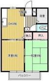 ハイツ池園の間取り画像