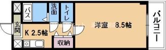 第36長栄ガーデンハイツヤマキの間取り画像