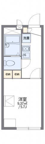 レオパレスオークスの間取り画像